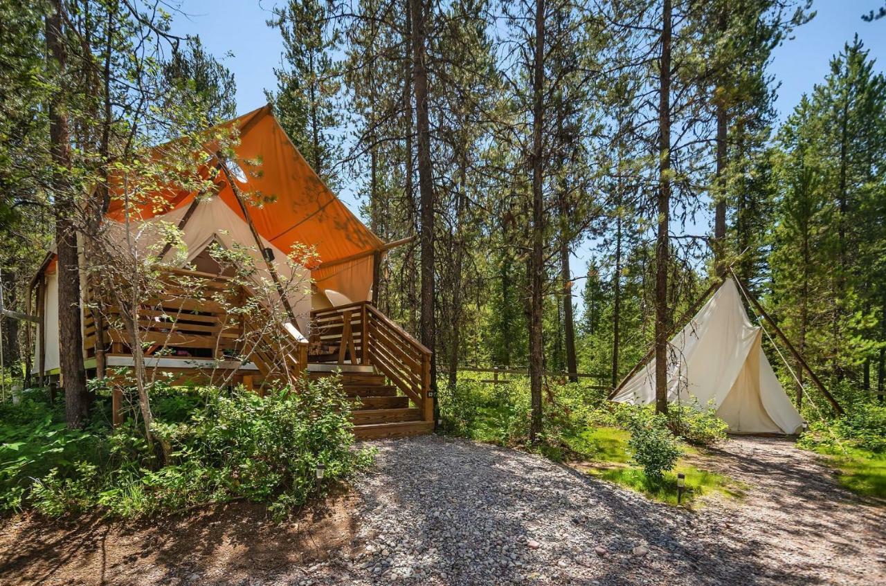 Under Canvas Glacier Coram المظهر الخارجي الصورة